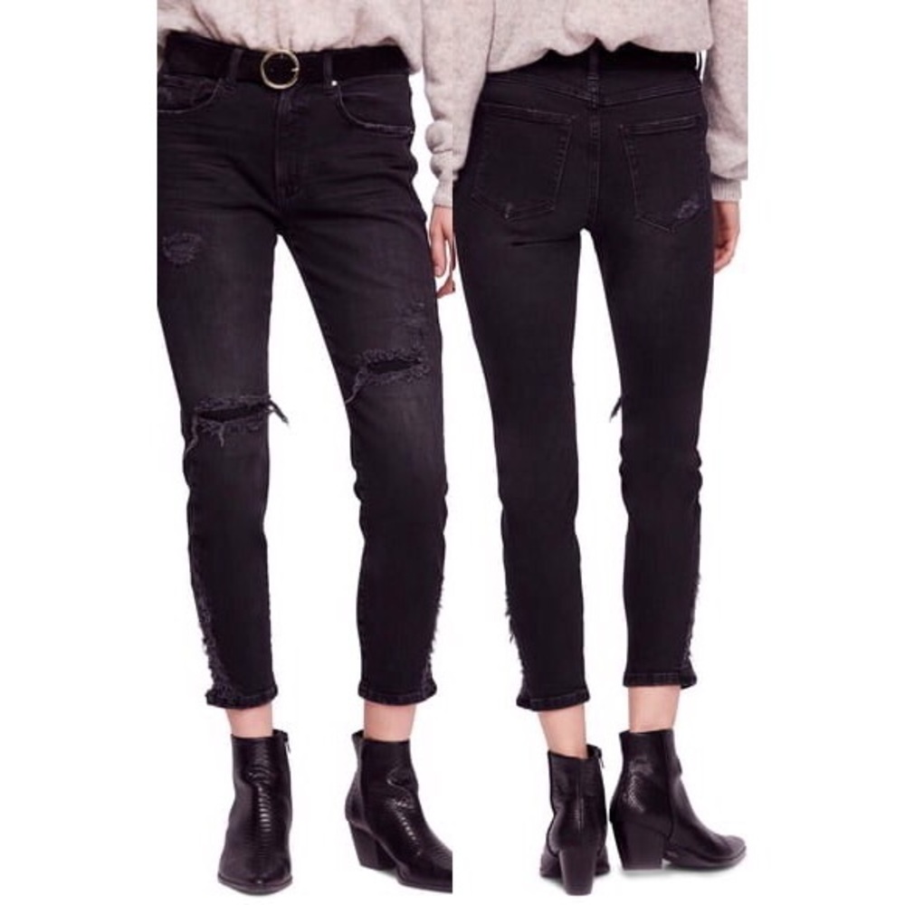 FREE PEOPLE ABOUT A GIRL HIGH WAIST JEANS - New Without Tags